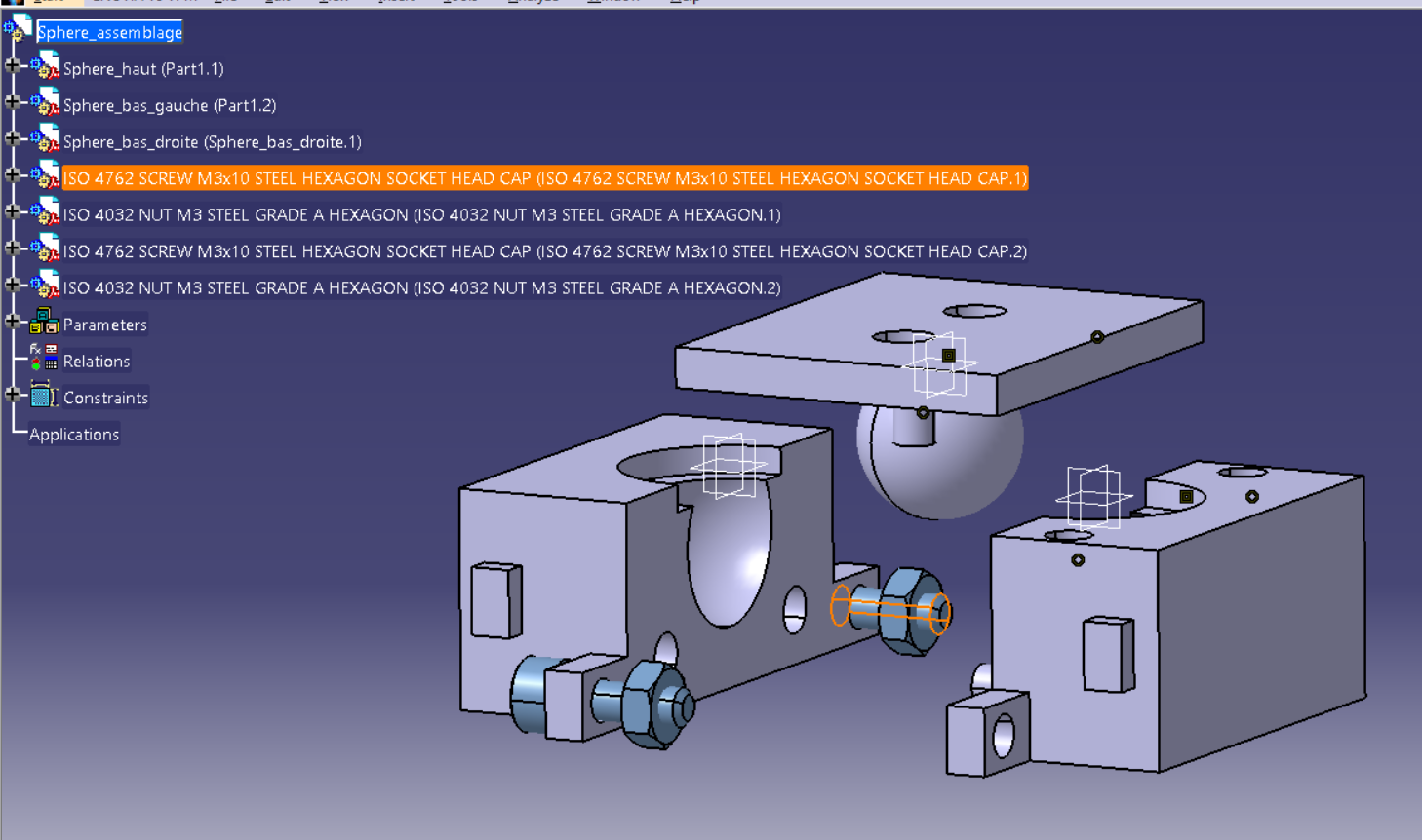 CATIA parametric mold overview