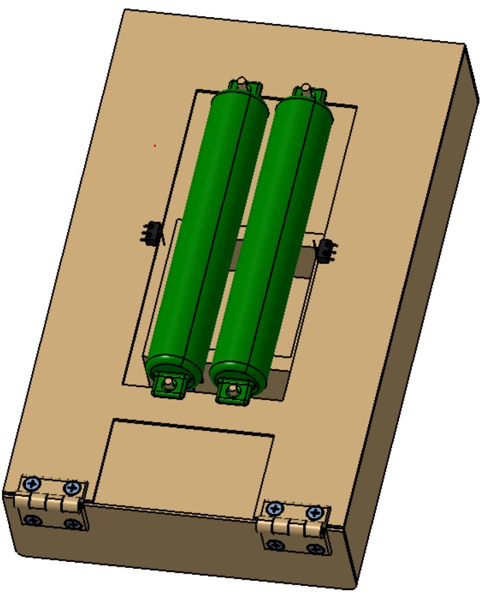 Initial CAD version of the stomate teaching demonstrator.